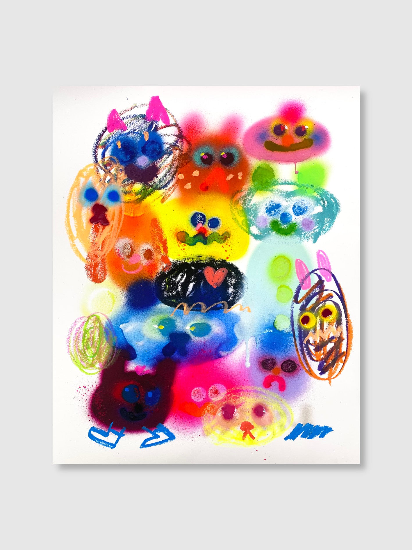JON BURGERMAN: Earthlings, 2024 // hand-finished Edition of 10