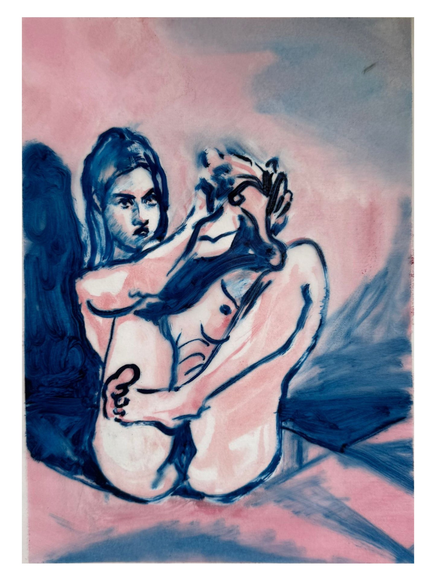 Eliza Hopewell, Black Stockings (after Courbet), 2025