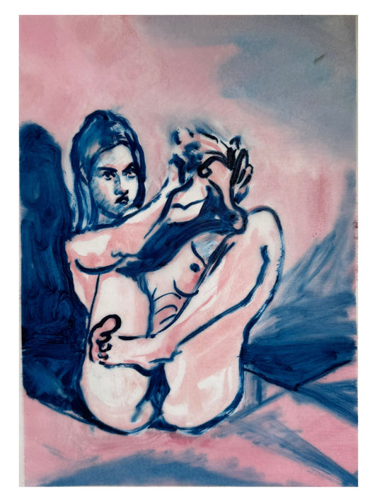 Eliza Hopewell, Black Stockings (after Courbet), 2025