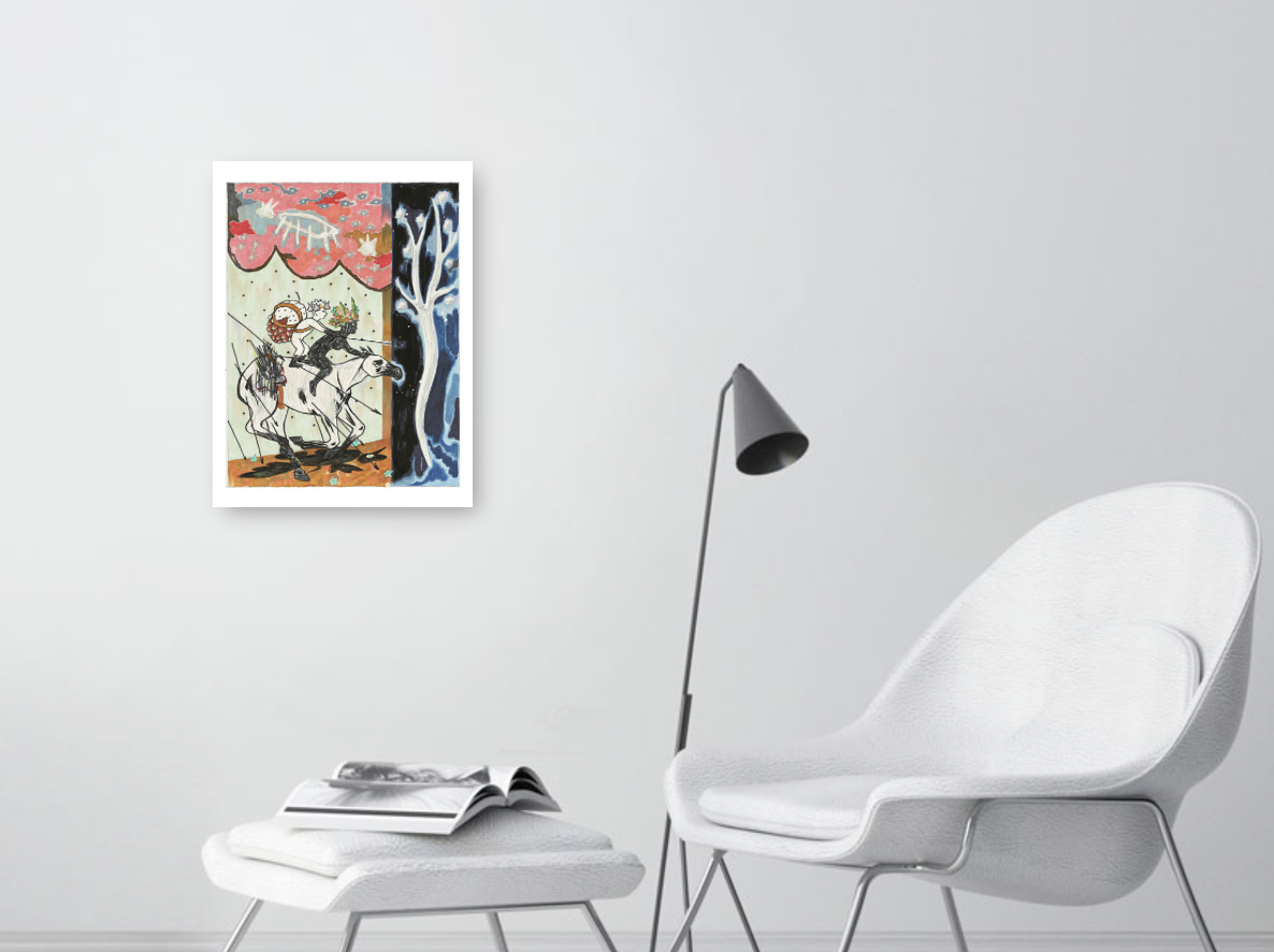 Kay Gasei, Give Us One Free Miracle (sketch), 2025