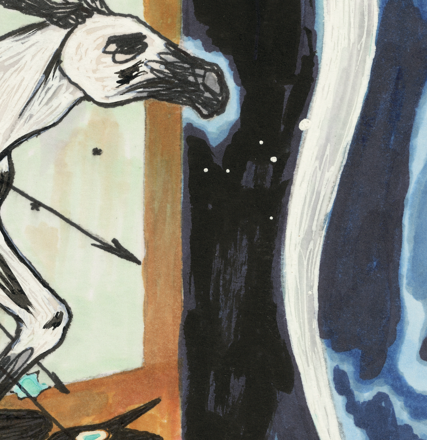 Kay Gasei, Give Us One Free Miracle (sketch), 2025