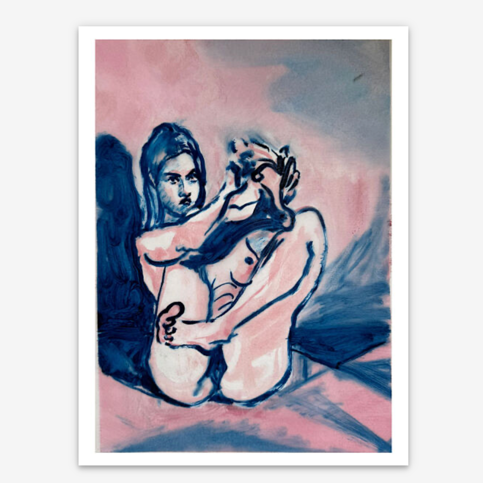 Eliza Hopewell, Black Stockings (after Courbet), 2025