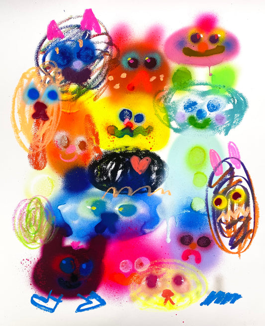 JON BURGERMAN: Earthlings, 2024 // hand-finished Edition of 10