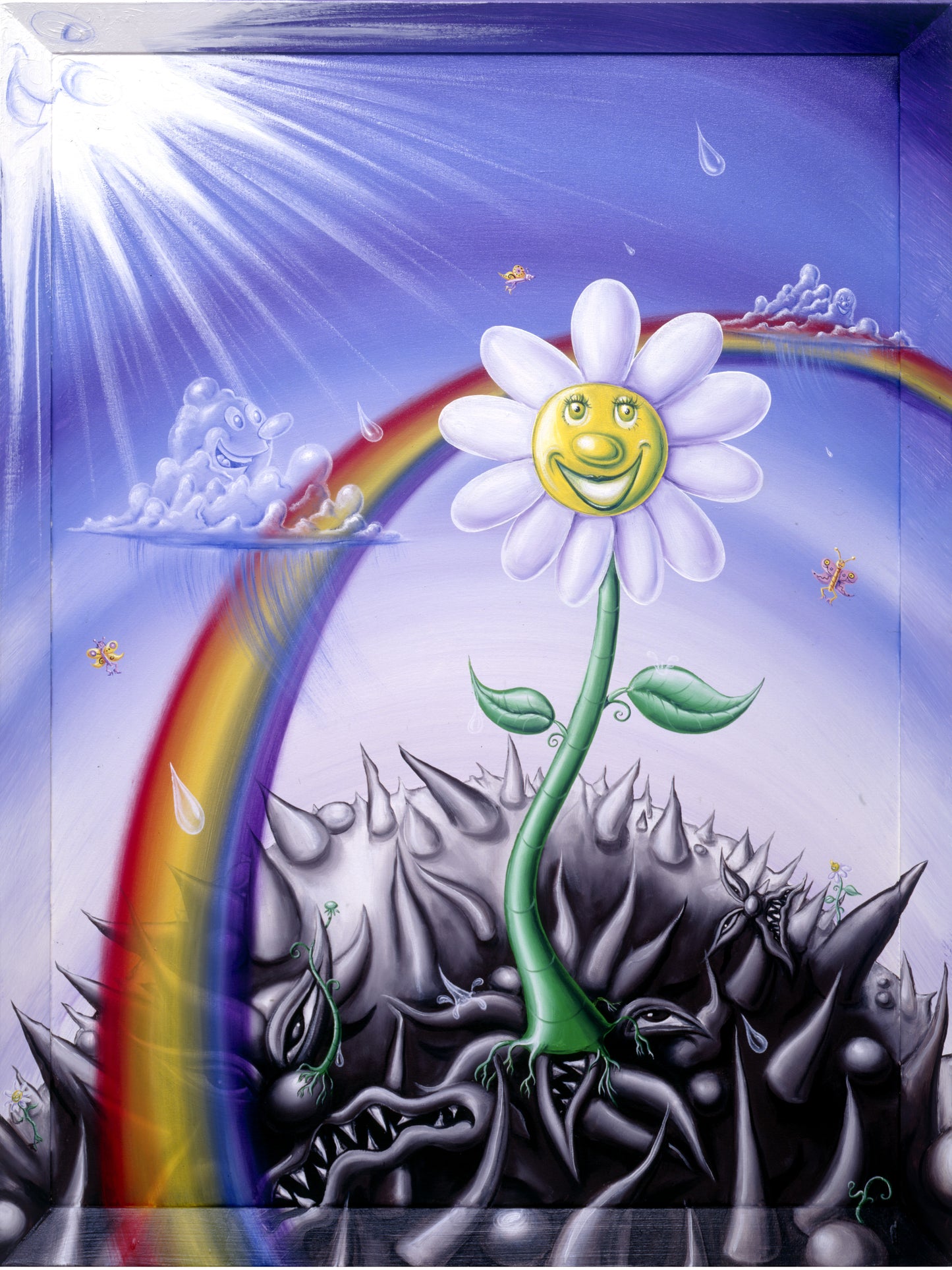 Kenny Scharf, FLOWERPOWER, 2025