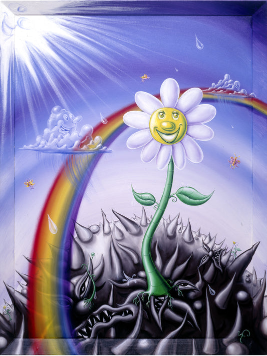 Kenny Scharf, FLOWERPOWER, 2025