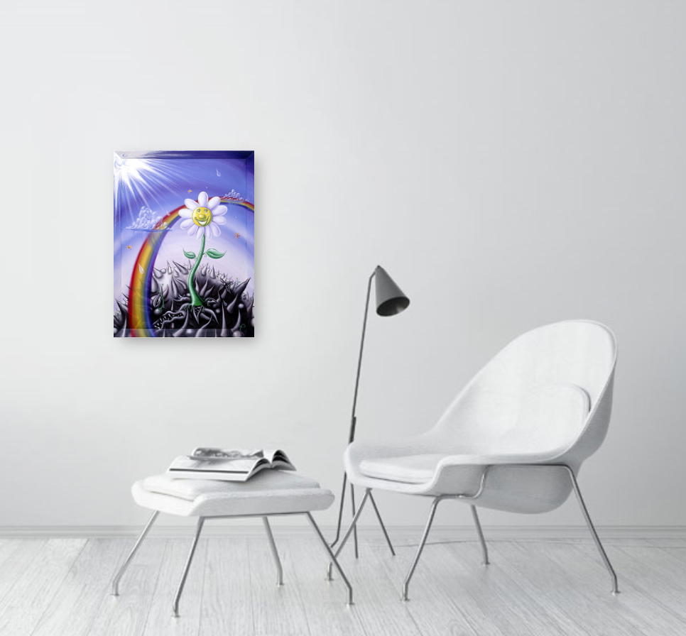 Kenny Scharf, FLOWERPOWER, 2025