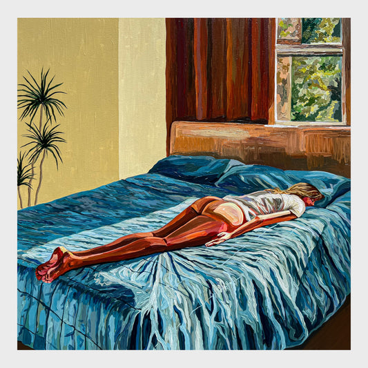 Brittany Fanning, Blue Bed, 2026