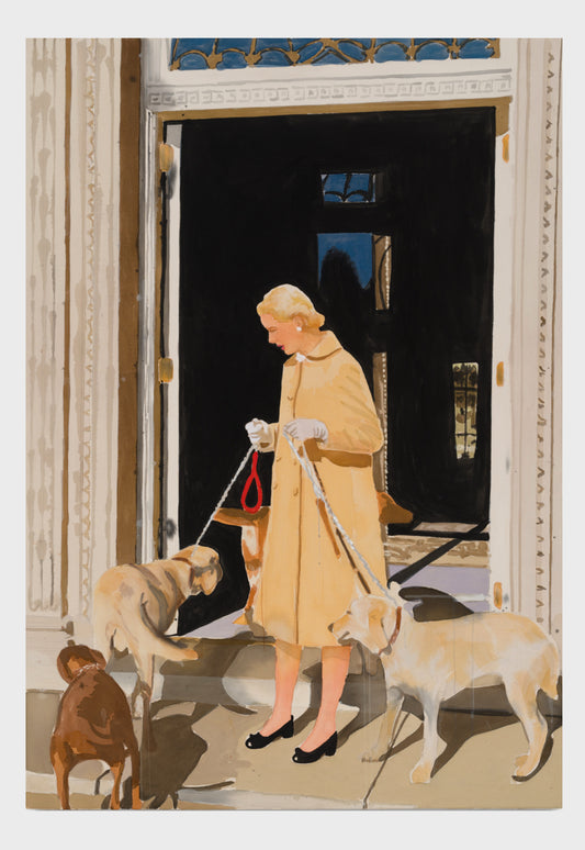 Liz Markus, C.Z. Guest in Doorway with Dogs, 2026